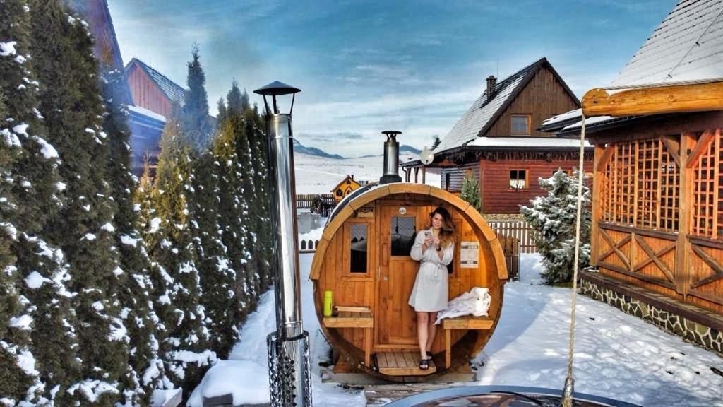 Вилла Drevenicka Anicka - Liptovska Mara Липтовски-Трновец Экстерьер фото