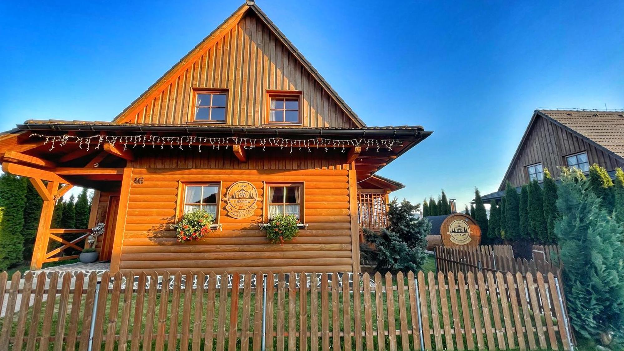 Вилла Drevenicka Anicka - Liptovska Mara Липтовски-Трновец Экстерьер фото